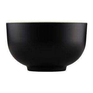 "Elite Global Solutions JW4432T-ES Karma 24 oz Round Melamine Bowl, Ebony/Sand, Sand Brown/Ebony Black, 5 1/4"" x 3"""