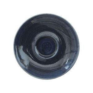 "Churchill MOMBCSS1 6 1/4"" Round Monochrome Cappuccino Saucer - Ceramic, Mist Blue"
