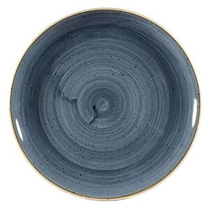 "Churchill SBBSEV101 10 1/4"" Round Stonecast Evolve Plate - Ceramic, Blueberry"