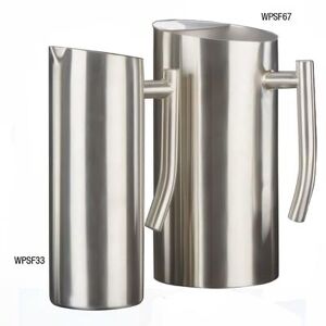 American Metalcraft WPSF67 67 oz Stainless Steel Pitcher w/ Satin Finish, Silver