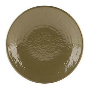 "Elite Global Solutions D638RR-LIZ 6 3/8"" Round Melamine Dessert Plate, Lizard, Green"