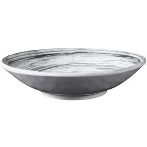 "Elite Global Solutions D7134R-BD Van Gogh 18 oz Round Melamine Bowl, Black, 18 Ounce, 7"" Diameter"