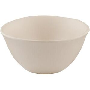 "Elite Global Solutions ECO52-PP 18 oz Round Melamine Bowl, Papyrus, Papyrus Khaki Brown, 5 3/8"" x 2 5/8"", White"