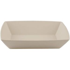 "Elite Global Solutions ECO862-PP Greenovations 38 oz Rectangular Melamine Bowl, Papyrus, Papyrus Khaki Brown, 9-1/4"" x 6-1/4"" x 2"", White"