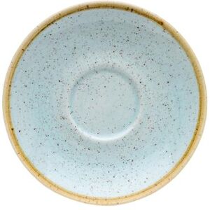 "Churchill SDESCSS1 6 1/4"" Round Stonecast Cappuccino Saucer - Ceramic, Duck Egg Blue"