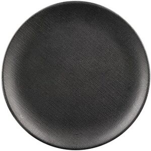 "Elite Global Solutions ECO66R-B 6"" Round Melamine Dessert Plate, Black"