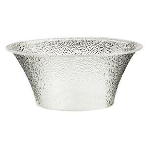 "Cal-Mil 403-10-34 10 1/4"" Round Pebbled Serving Bowl - Acrylic, Clear"