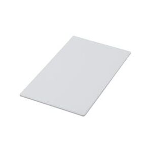 "American Metalcraft MEL148 14 1/2"" x 8 1/4"" Rectangular Platter - Melamine, White, Flat"