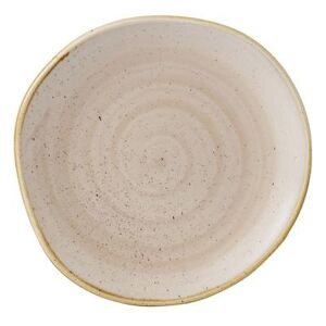 "Churchill SNMSOG71 7 1/4"" Round Stonecast Plate - Ceramic, Nutmeg Cream, Beige"