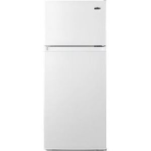 Summit CP72W 4.5 cu ft Compact Refrigerator & Freezer w/ Solid Doors - White, 115v