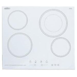 "Summit CR4B23T6W 23 1/4""W Electric Radiant Stove w/ (4) Burners - White, 220v/1ph"