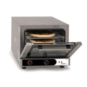 "Nemco 6225-17 Single Half Size Electric Convection Oven - 1.7 kW, 120v/1ph, (4) 18"" x 13"" Pan Capacity, 120 V, Stainless Steel"