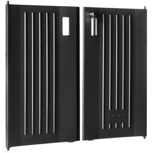 Rubbermaid FG619700 BLA Xtra Locking Door Kit, Black