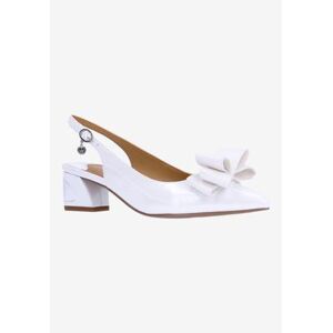 Women's Kimma Pump by J. Renee in White (Size 8 M)