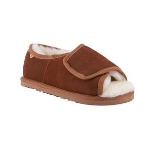 Women's Apma Women'S Open Toe Slipper by LAMO in Chestnut (Size 8 M)