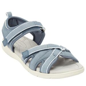 Wide Width Women's The Annora Water Friendly Sandal by Comfortview in Denim (Size 8 1/2 W)