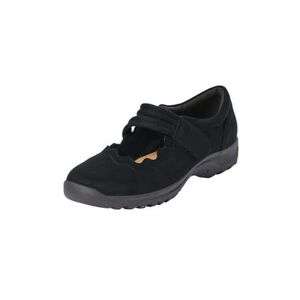 Extra Wide Width Women's The Keylani Flat by Comfortview in Black (Size 10 1/2 WW)