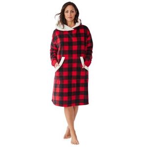 Plus Size Women's The Snuggzy by Dreams & Co. in Red Buffalo Plaid (Size 5X/6X)