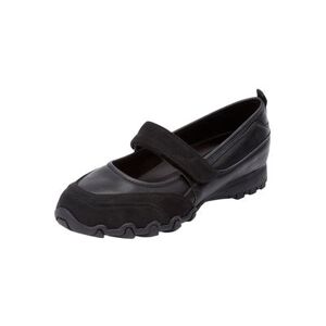 Women's CV Sport Basil Sneaker by Comfortview in Black (Size 11 M)