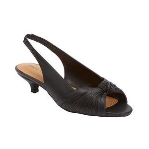 Wide Width Women's The Katelyn Slingback by Comfortview in Black (Size 8 1/2 W)