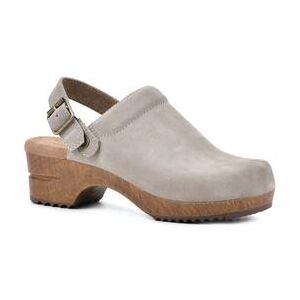 Women's White Mountain Being Convertible Clog Mule by White Mountain in Sand Suede (Size 8 1/2 M)