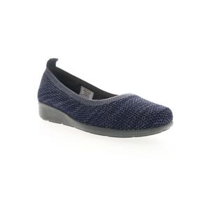 Wide Width Women's Yen Flat by Propet in Navy (Size 12 W)