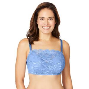 Plus Size Women's Lace Wireless Cami Bra by Comfort Choice in French Blue (Size 48 DD)