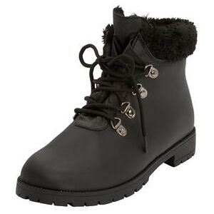 Women's The Vylon Hiker Bootie by Comfortview in Black (Size 7 1/2 M)