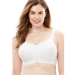 Plus Size Women's Stay-Cool Wireless Posture Bra by Comfort Choice in White (Size 52 C)