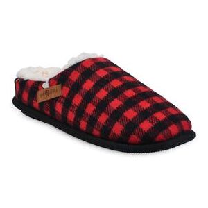 Women's Buffalo Plaid Clog Slipper by GaaHuu in Black Red (Size S(5/6))