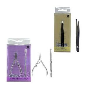 Plus Size Women's Precision Perfection Bundle: Slant Tip Tweezer + Salon-Grade Nail Care Kit by Roamans in O