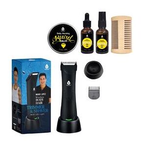 Plus Size Women's Mario Lopez Wireless Body Hair Trimmer & Shaver And Beard Care Grooming Kit Bundle by Roamans in O