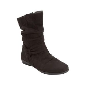 Extra Wide Width Women's The Ezra Boot by Comfortview in Black (Size 7 1/2 WW)