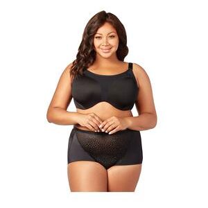 Plus Size Women's Microfiber Underwire Sports Bra by Elila in Black (Size 46 J)