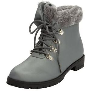 Women's The Vylon Hiker Bootie by Comfortview in Grey (Size 8 1/2 M)