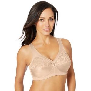 Plus Size Women's Glamorise® Magic Lift® Support Wireless Bra 1000 by Glamorise in Beige (Size 38 B)