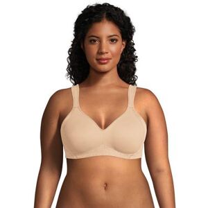 Plus Size Women's 18 Hour Back And Side Smoothing Wirefree Bra US4049 by Playtex in Nude (Size 44 C)