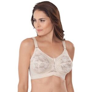 Plus Size Women's Lace Soft Cup Bra by Elila in Nude (Size 46 H)
