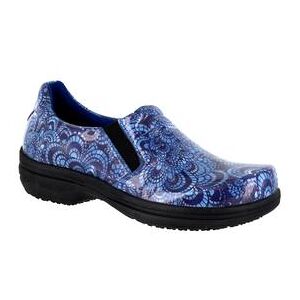 Women's Bind Slip-Ons by Easy Works by Easy Street® in Blue Mosaic Pattern (Size 9 M)