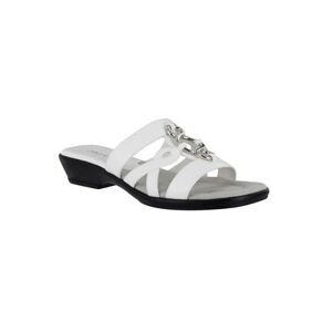 Women's Torrid Sandals by Easy Street® in White Croco (Size 7 1/2 M)