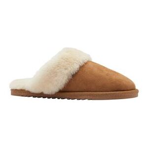 Women's Doubleface Sheepskin Slippers by LAMO in Chestnut (Size 6 M)