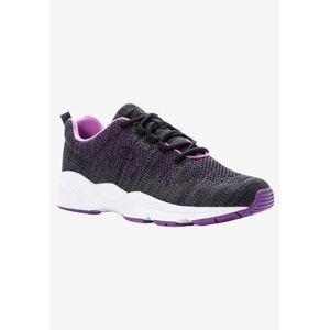 Extra Wide Width Women's Stability Fly Sneaker by Propet in Black Berry (Size 12 WW)