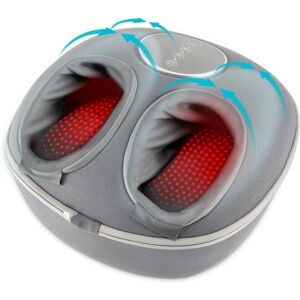 Homedics Shiatsu Air Deluxe Foot Massager with Heat - Gray