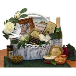 Gbds Wedding Wishes Gift Basket - Wedding Gift Basket - honeymoon gift set - 1 Basket