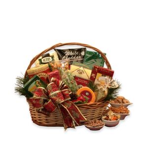 Gbds The Bountiful Holiday Gourmet Gift Basket- Christmas gift basket - Holiday Gift Basket - 1 Basket