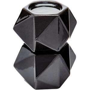 Dimond Home Large Ceramic Star Candle Holders - Black. Set of 2 - Black