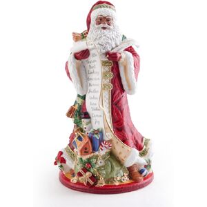 Fitz and Floyd Holiday Home African American Santa Figurine - Assorted