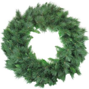 Northlight White Valley Pine Artificial Christmas Wreath - 48-Inch Unlit - Green