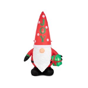 Glitzhome 6' Lighted Inflatable Gnome Decor - Multi