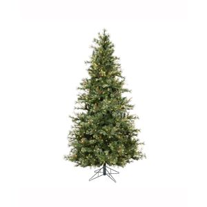 Vickerman 7.5 ft Mixed Country Pine Slim Artificial Christmas Tree